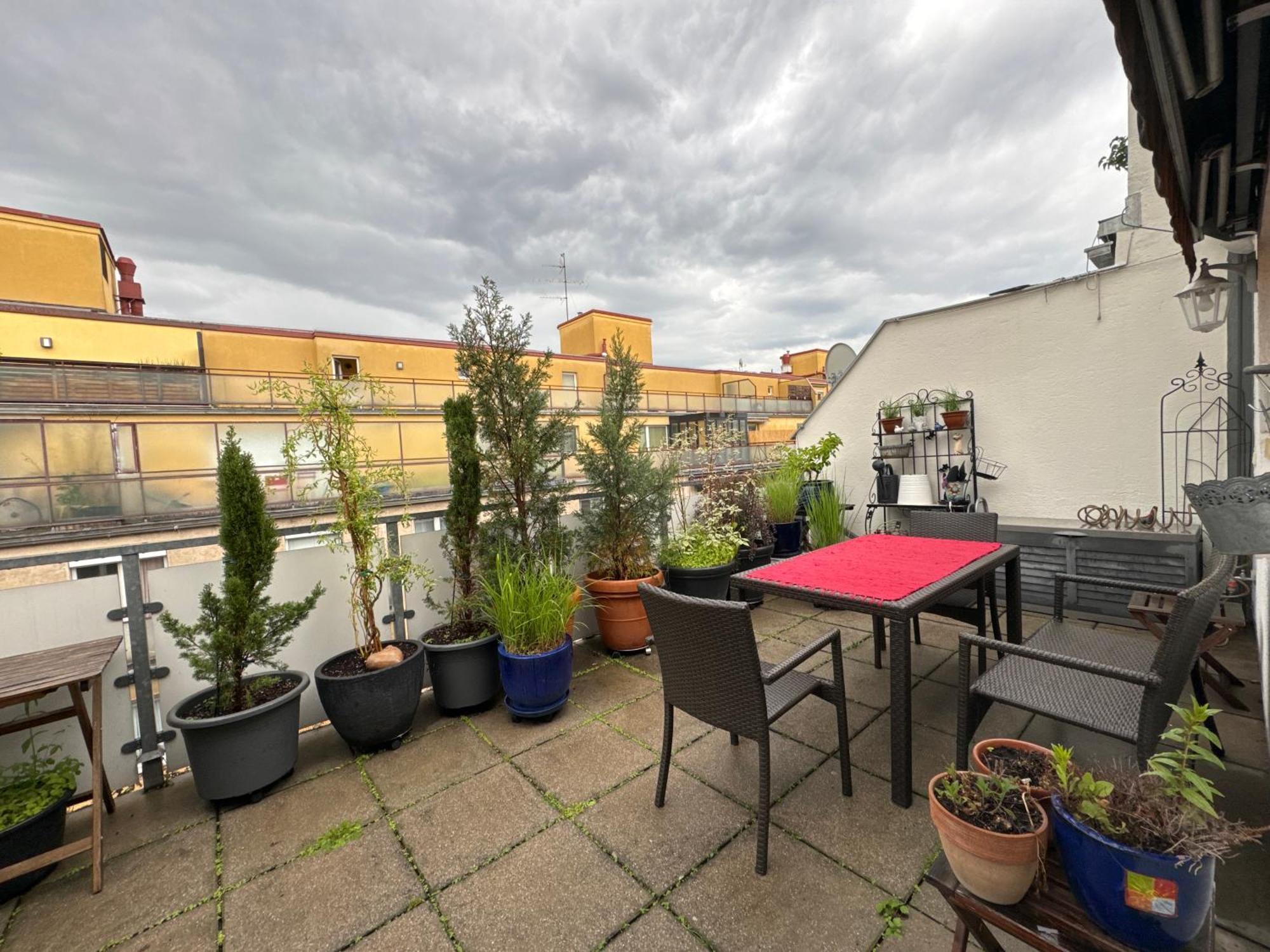 Gemuetliche Dachterrassen Whg Lägenhet Wien Exteriör bild